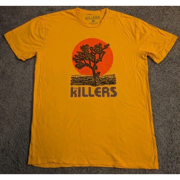 The Killers Imploding Mirage Gold Joshua Tree T-Shirt Official Licensed Men's XL - Picture 1 of 5